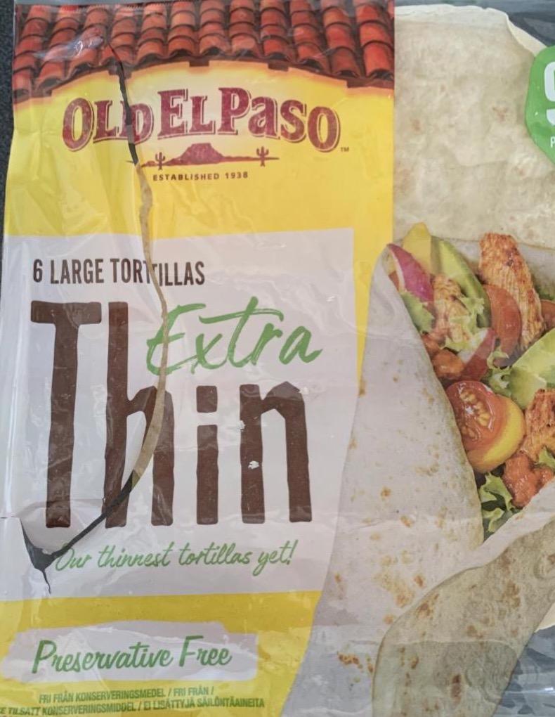 Фото - 6 large tortillas thin extra OldElPaso