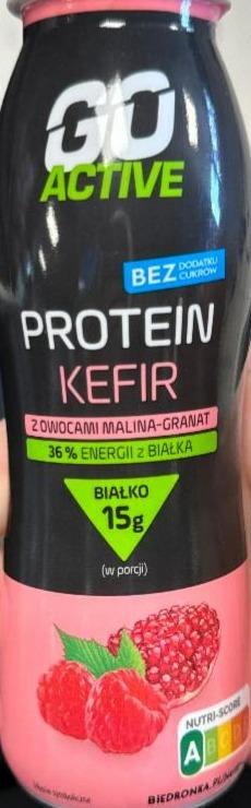 Фото - Kefir z owocami malina-granat Protein Go Active