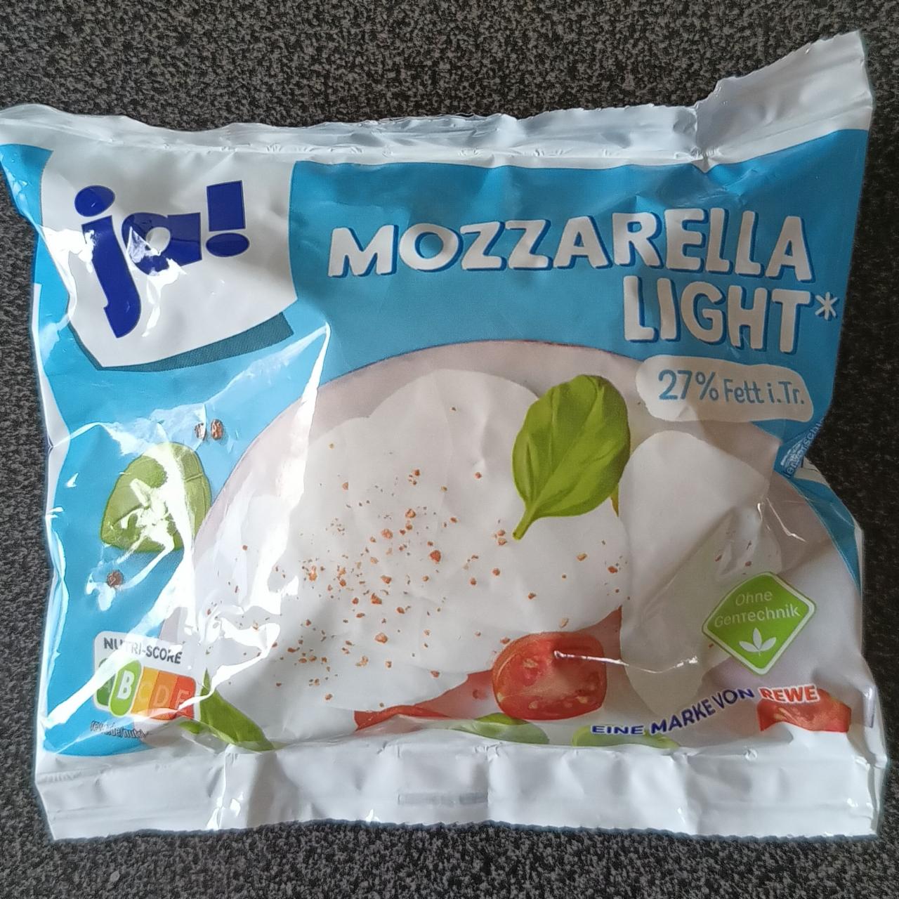 Фото - Mozzarella light 27% Fett Ja!