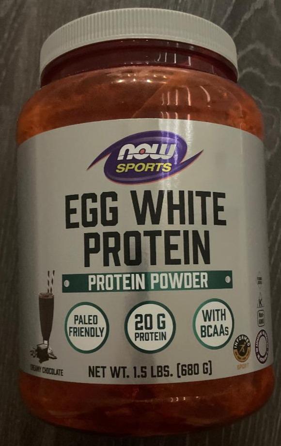 Фото - Egg white proteine Now sports