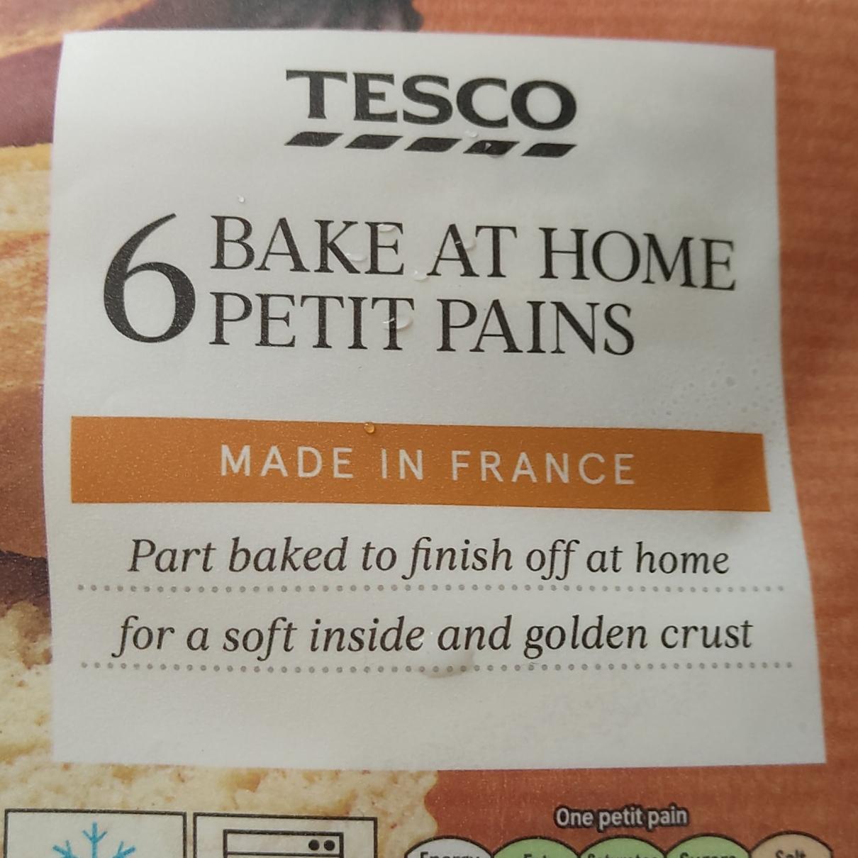 Фото - 6 Bake At Home Petit Pains Tesco