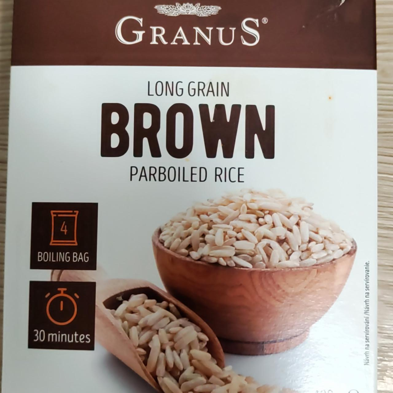 Фото - Parboiled Rice Brown Granus