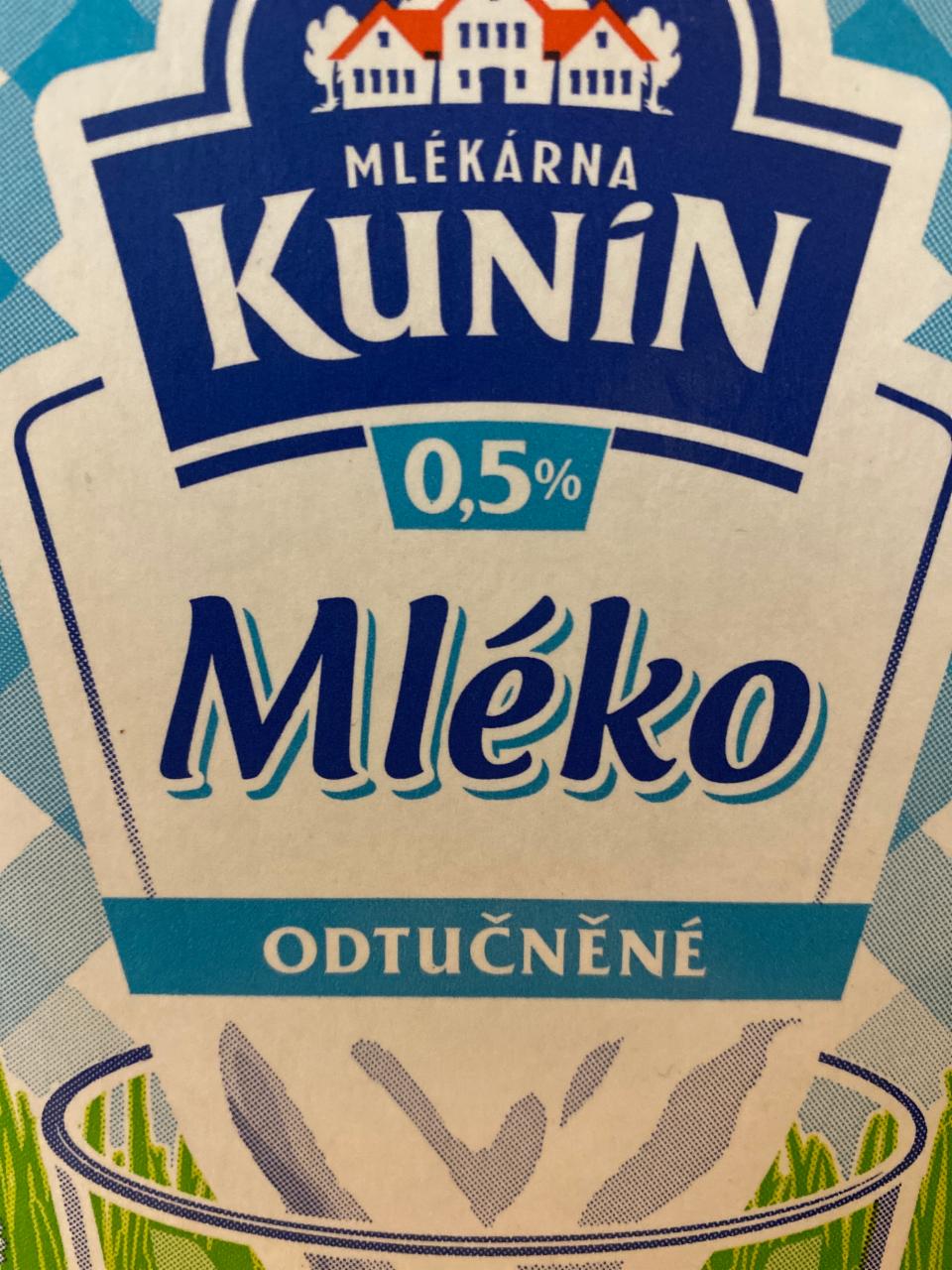 Фото - Mleko 0.5% odtucnene Mlekarna Kunin