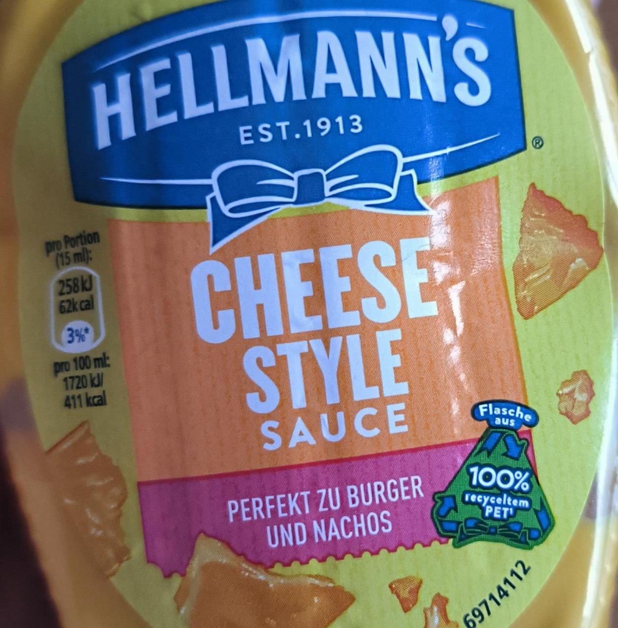 Фото - Cheese style sauce Hellmann's