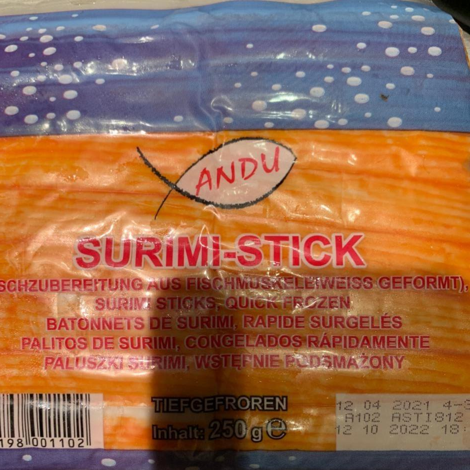 Фото - Крабові палички SURIMI-STICK ANDU