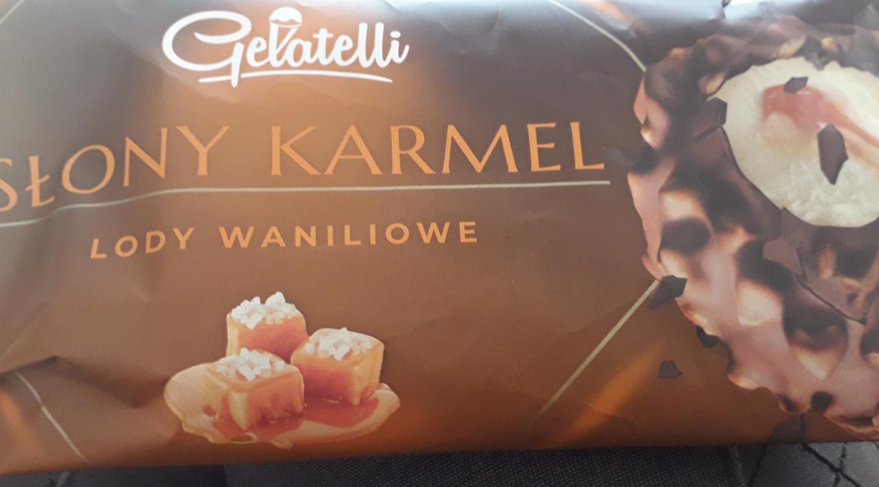 Фото - Lody o smaku waniliowym z nuta slonego karmelu Gelatelli