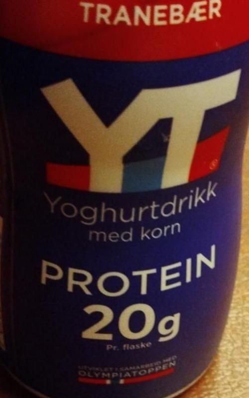 Фото - Yoghurtdrikk Med Korn Bringebær Og Tranebær YT