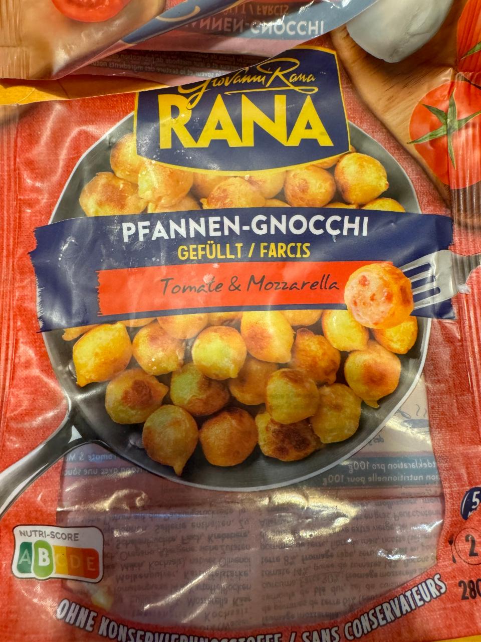 Фото - Pfannen-gnocchi gefüllt tomate & mozzarella Rana