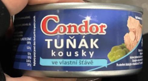 Фото - Tuňák kousky ve vlastní šťávě Condor