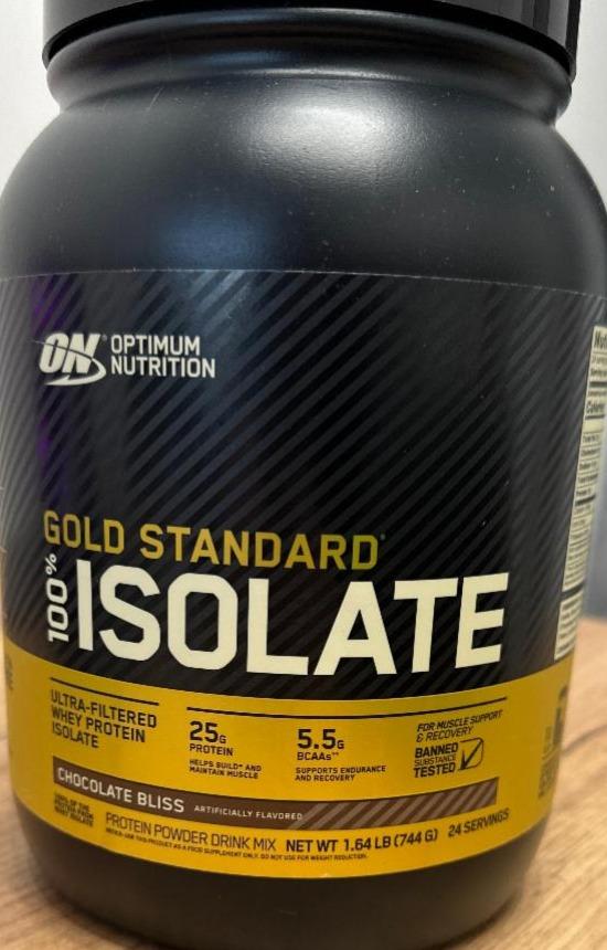 Фото - Gold Standard 100% Isolate Whey Optimum Nutrition