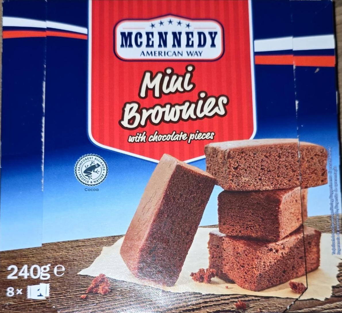 Фото - Mini Browuies with chocolate pieces McEnnedy American Way