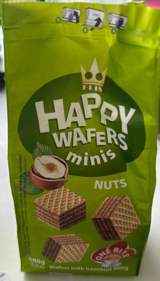 Фото - Happy wafers minis nuts Flis