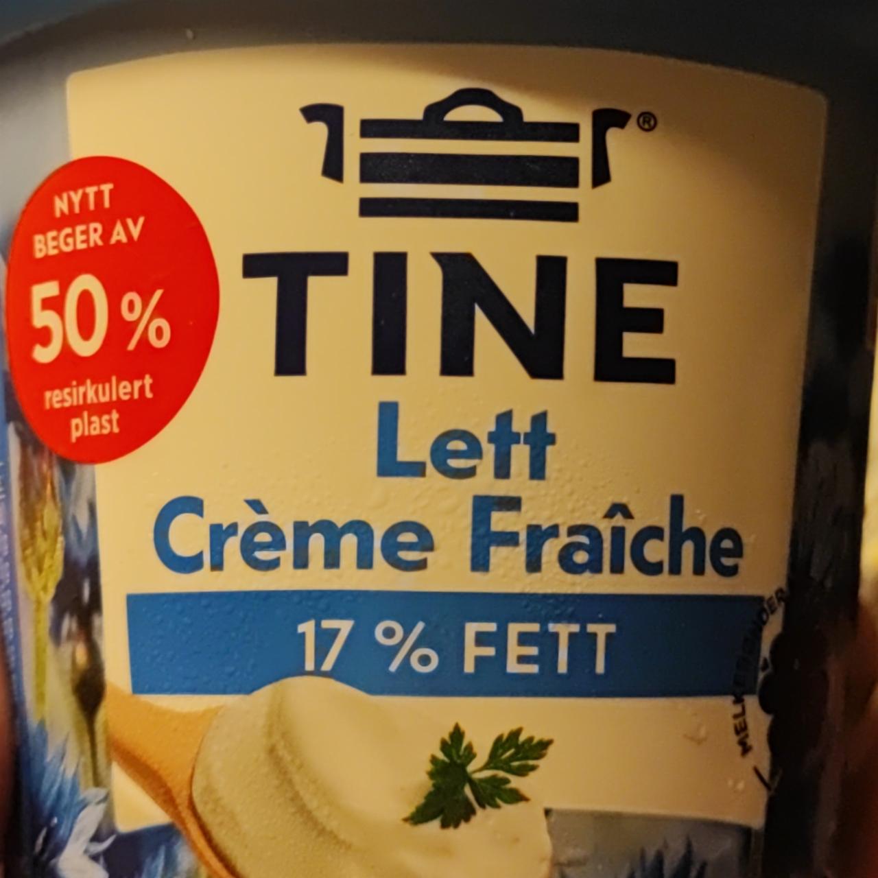 Фото - Lett crème fraîche Tine