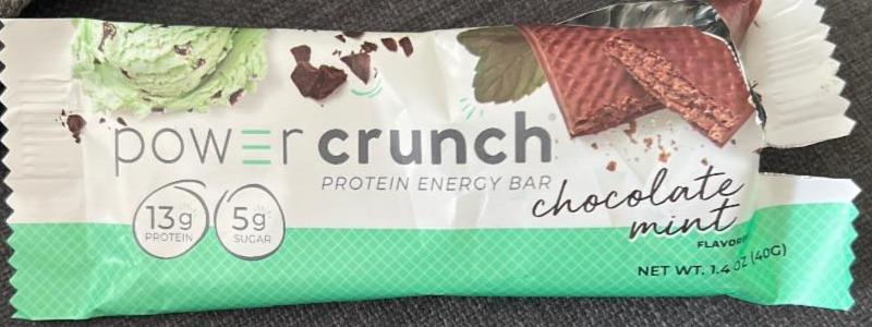 Фото - Protein Energy Bar Chocolate Mint Power Crunch