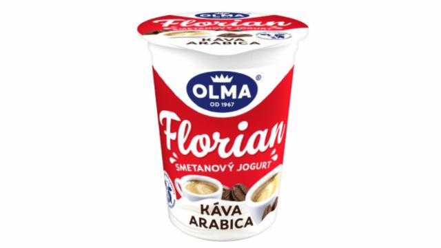 Фото - Florian smetanový jogurt káva arabica Olma