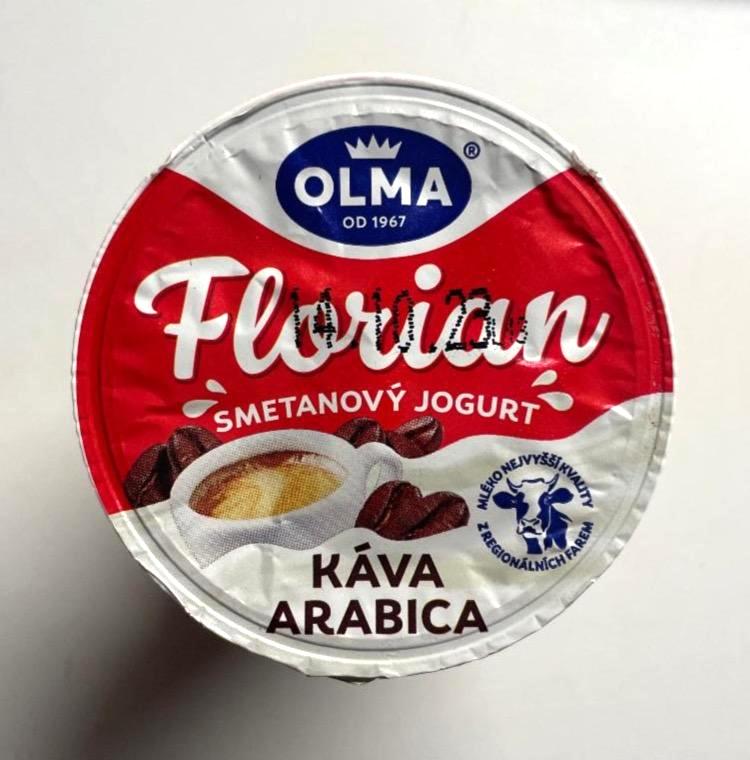 Фото - Florian smetanový jogurt káva arabica Olma