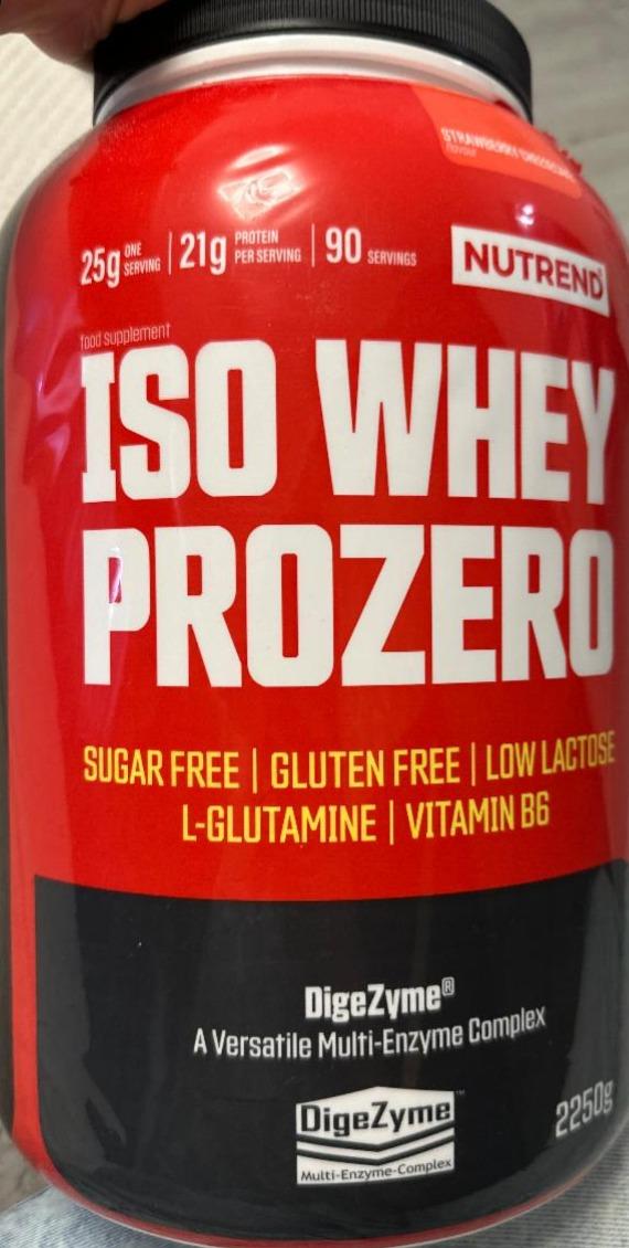 Фото - Протеїн Iso whey prozero Полуничний чізкейк Nutrend