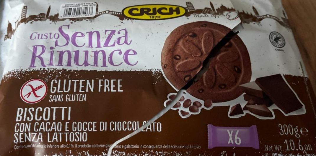 Фото - Gusto senza rinunce biscotti con cacao Crich