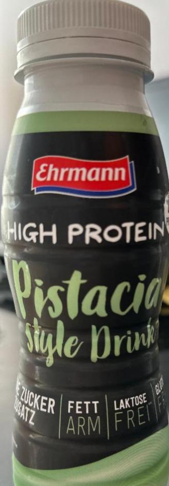 Фото - Pistacia Style Drink High Protein Ehrmann