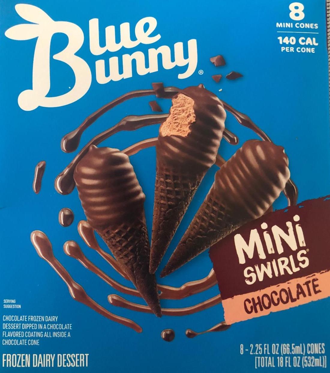 Фото - Mini cone ice cream Blue Bunny