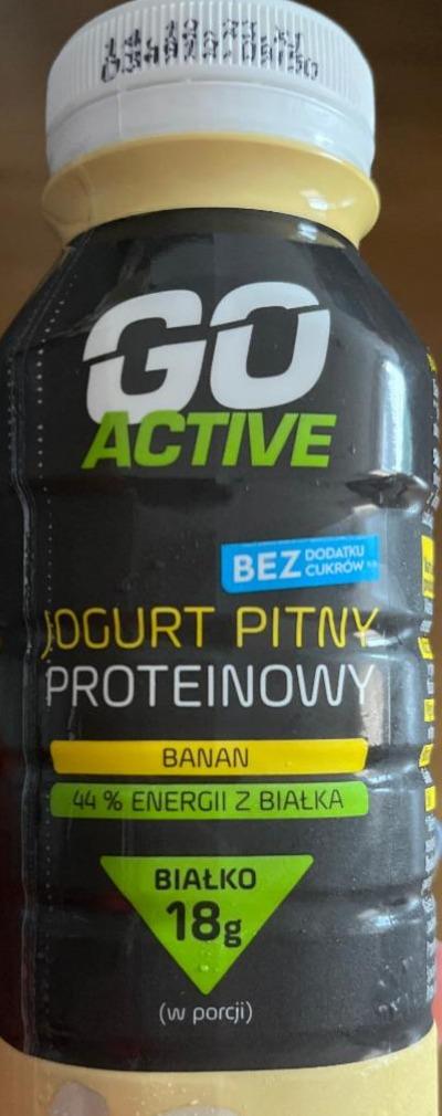 Фото - Jogurt pitny proteinowy banan Go Active