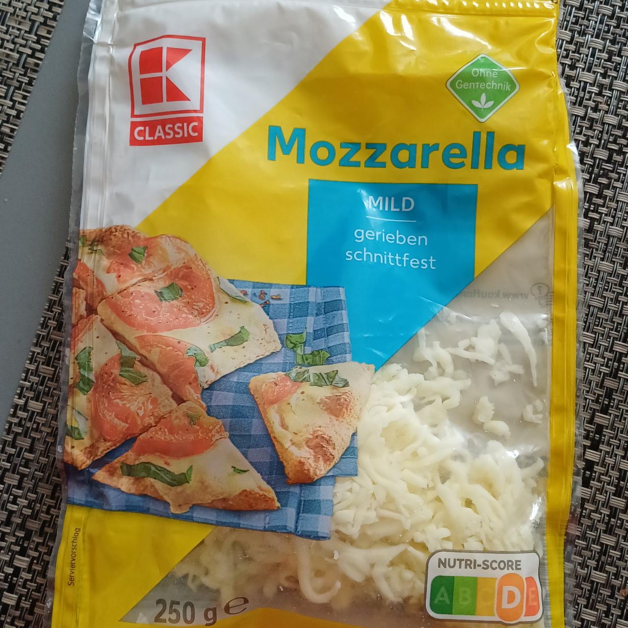 Фото - Сир Моцарела Mozzarella Mild Grated K-Classic