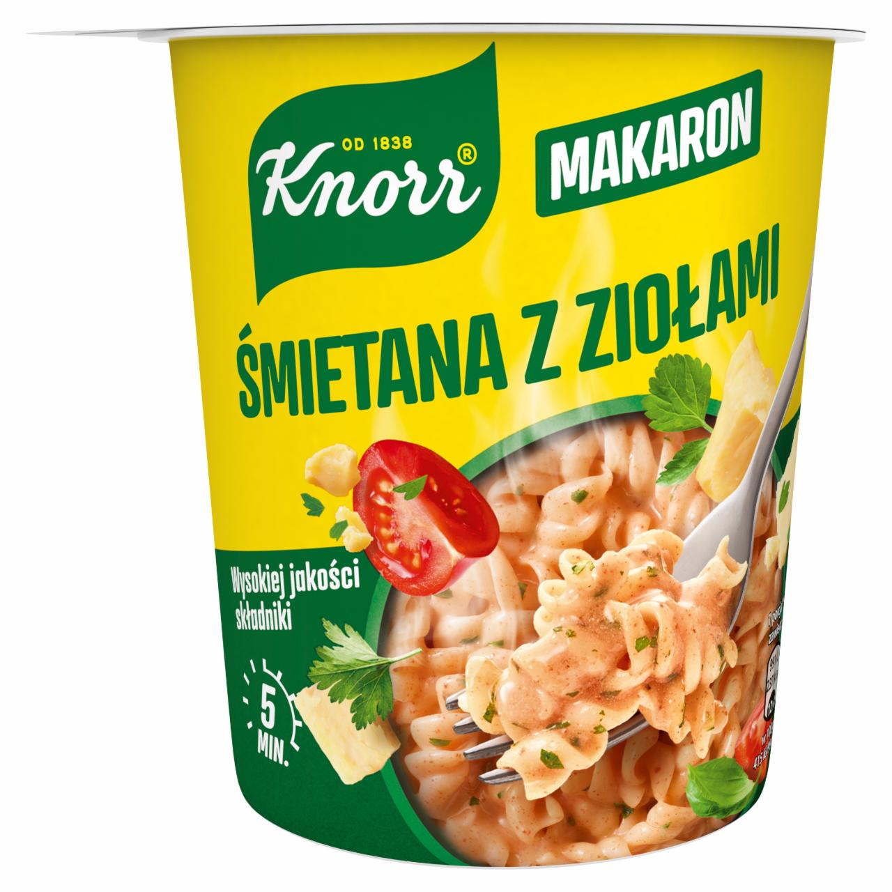 Фото - Makaron śmietana z ziołami Knorr