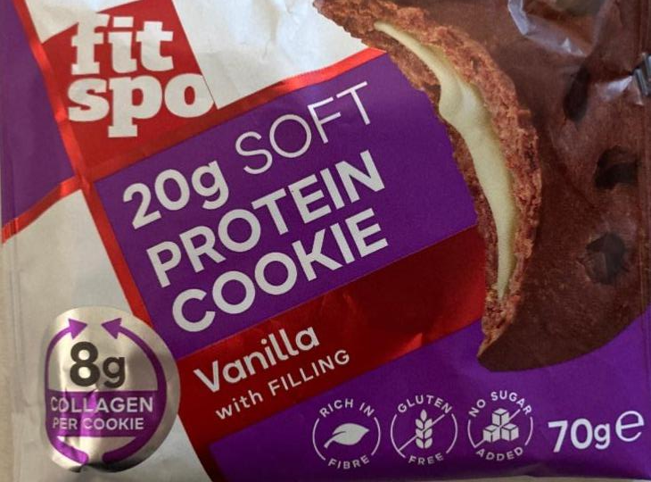 Фото - Протеїнове печиво зі смаком ванілі Soft protein cookie FitSpo