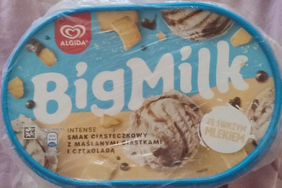 Фото - Big Milk Intense Ice Cream Cookie Flavour with Butter Cookies and Chocolate Algida