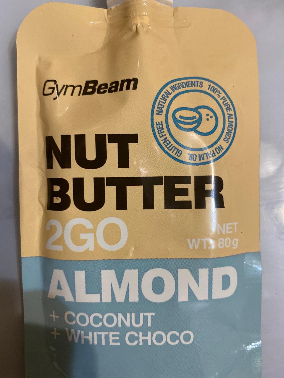 Фото - Nut Butter 2go Almond + Coconut + White Choco GymBeam