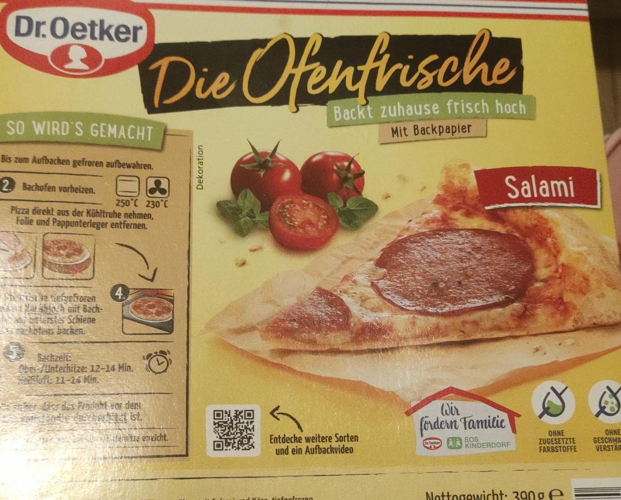 Фото - Die ofenfrische salami Dr.Oetker