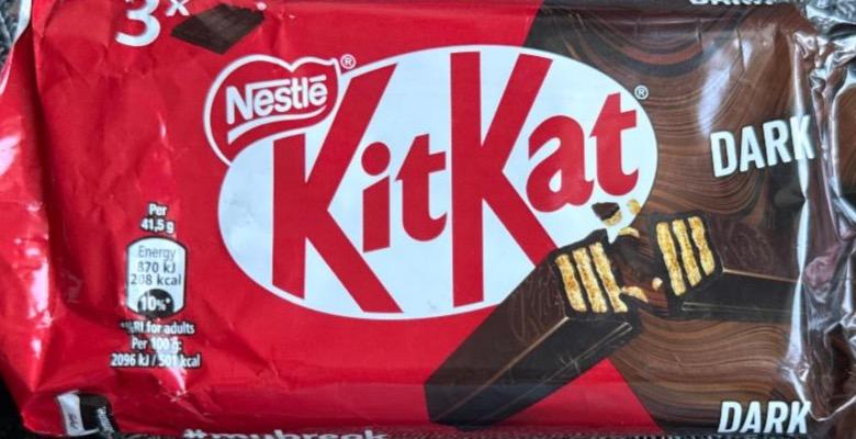 Фото - Kitkat dark Nestlé