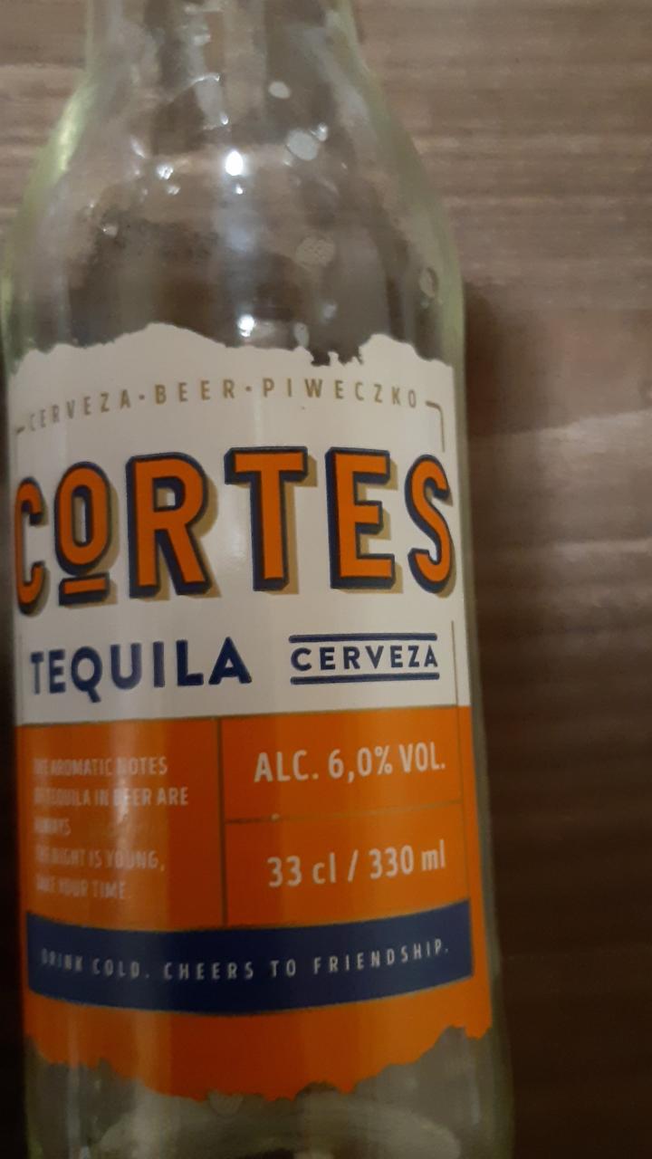 Фото - пиво специальное светлое пастеризованное со вкусом текилы Tequila Cortes