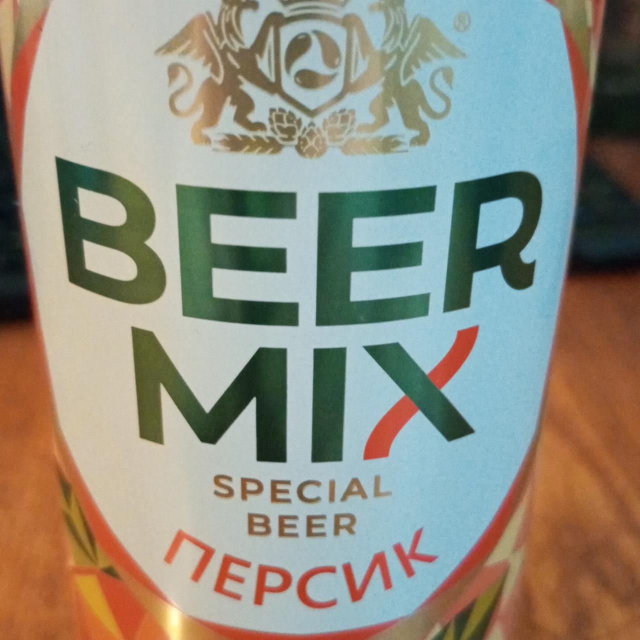 Фото - Пиво спеціальне зі смаком персика Peach Beermix