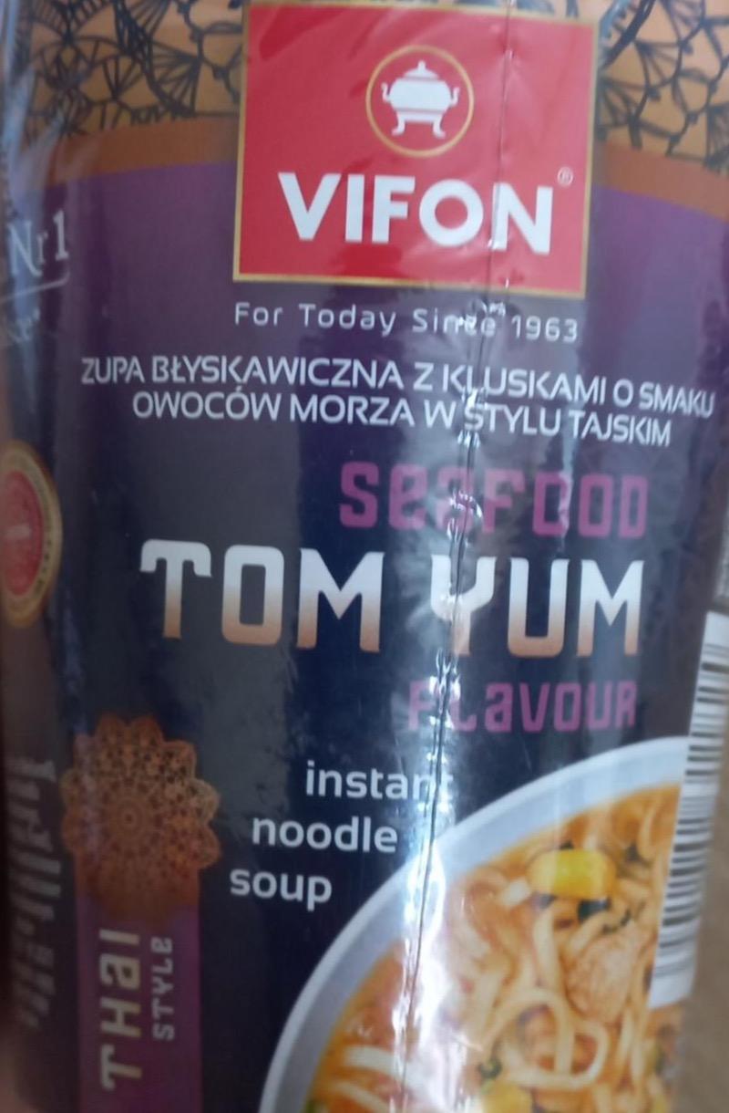 Фото - Instant noodle soup tom yum seafood flavour Vifon