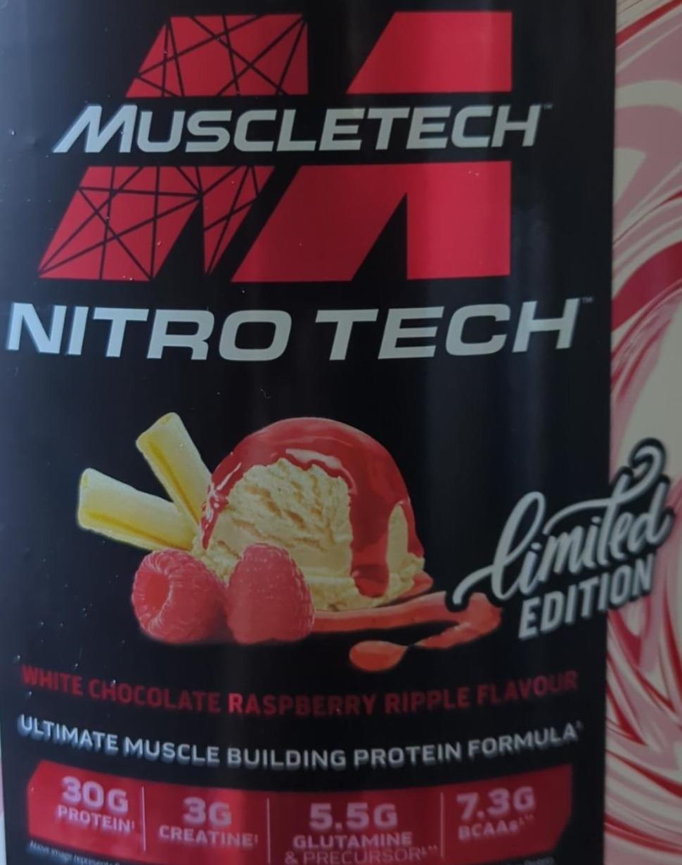 Фото - NitroTech White Chocolate Raspberry Ripple Muscletech