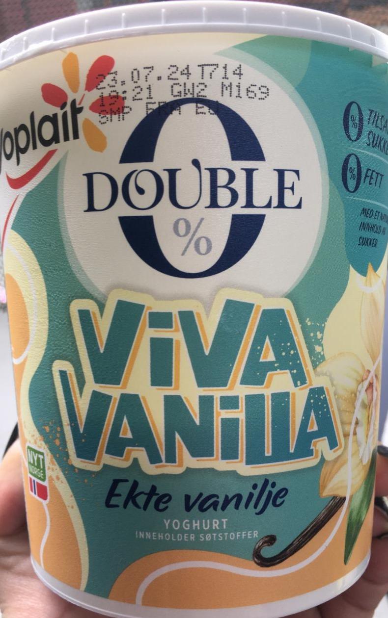 Фото - Double 0 % yoghurt viva vanilla Yoplait