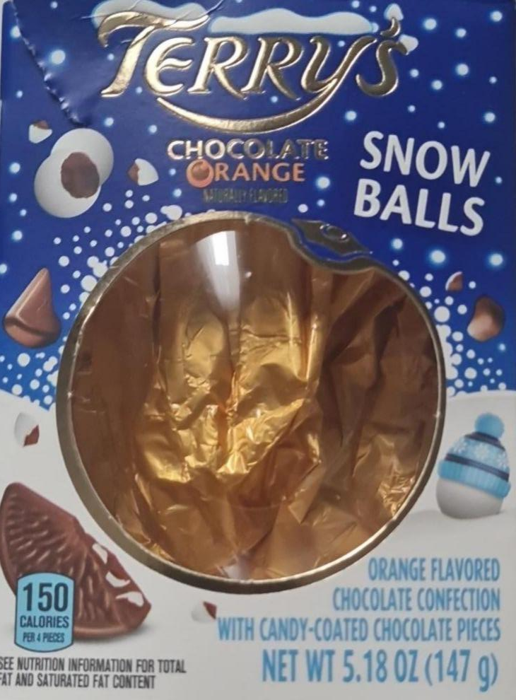 Фото - Snowballs Milk Chocolate Orange Terry's