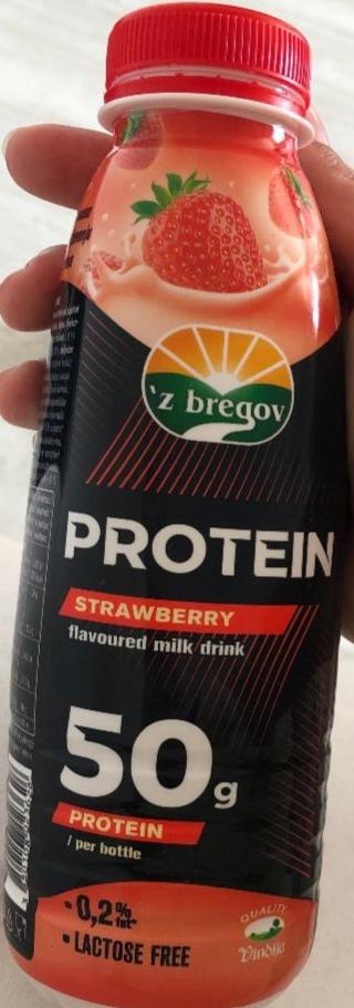 Фото - Protein strawberry flavoured milk drink 'z bregov