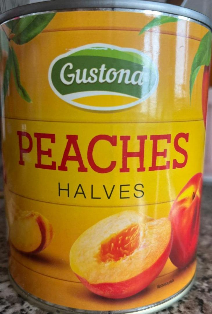 Фото - Персики консервовані Peaches Halves Gustona