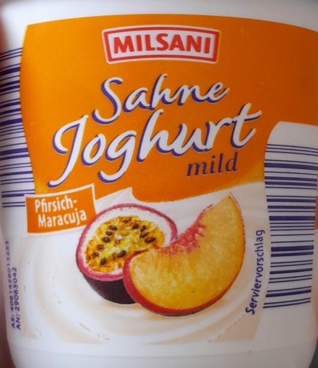 Фото - Sahne Joghurt mild Pfirsich-maracuja Milsani