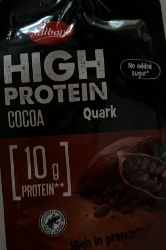 Фото - High protein quark cocoa Milbona