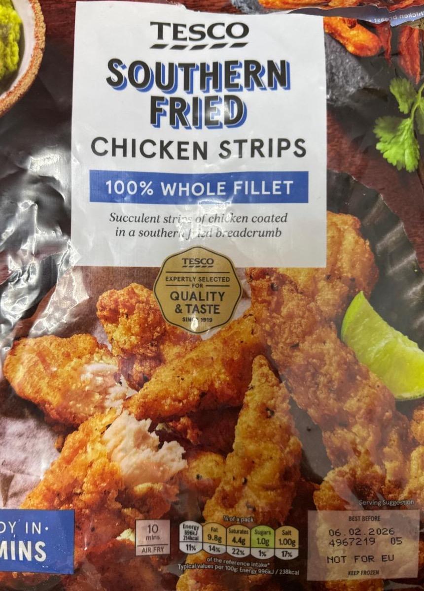 Фото - Southern fried chicken strips Tesco