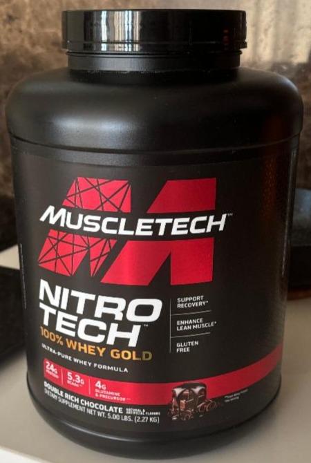 Фото - Performance Series Whey Gold Double Rich Chocolate Nitro Tech MUSCLETECH