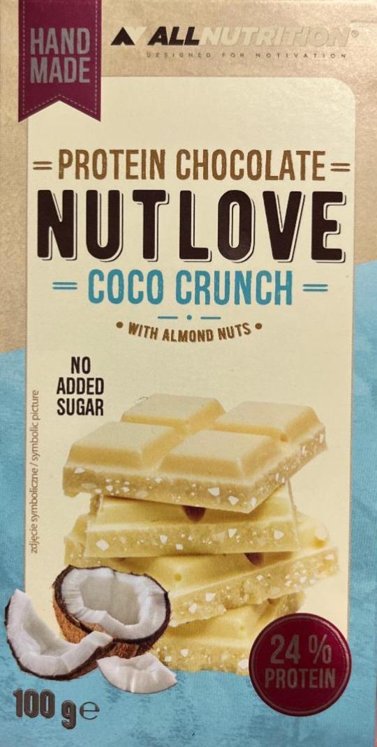 Фото - Protein chocolate nutlove coco crunch AllNutrition