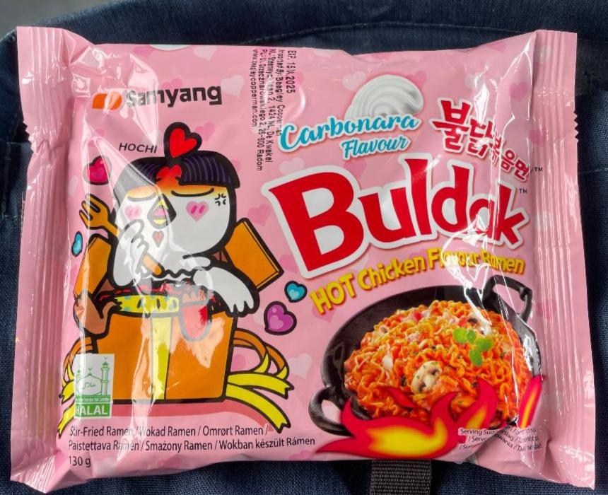 Фото - Buldak hot chicken flavour ramen carbonara flavour Samyang