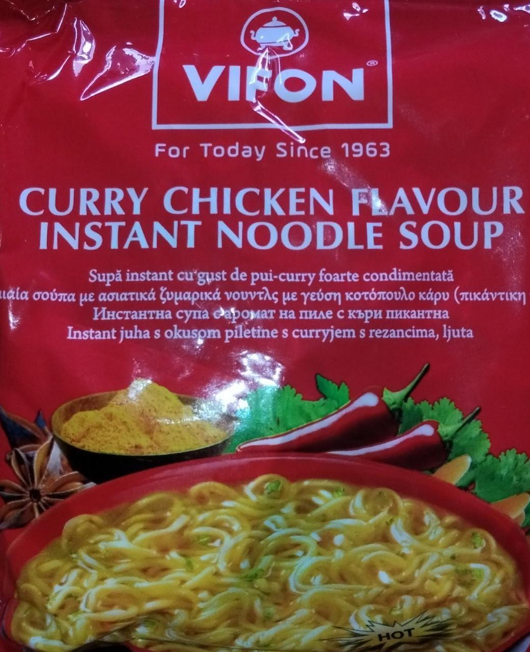 Фото - Curry chicken flavour instant noodle soup Vifon