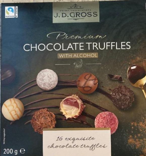 Фото - Premium chocolate truffles with alcohol J. D. Gross