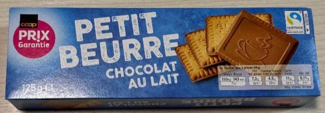 Фото - Petit beurre chocolat au lait Coop Prix Garantie