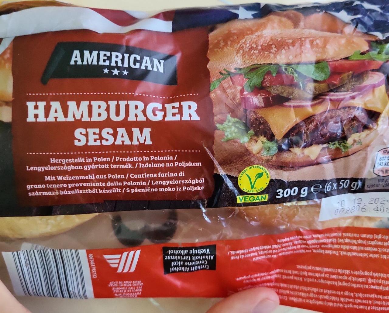 Фото - Hambuger sesam American